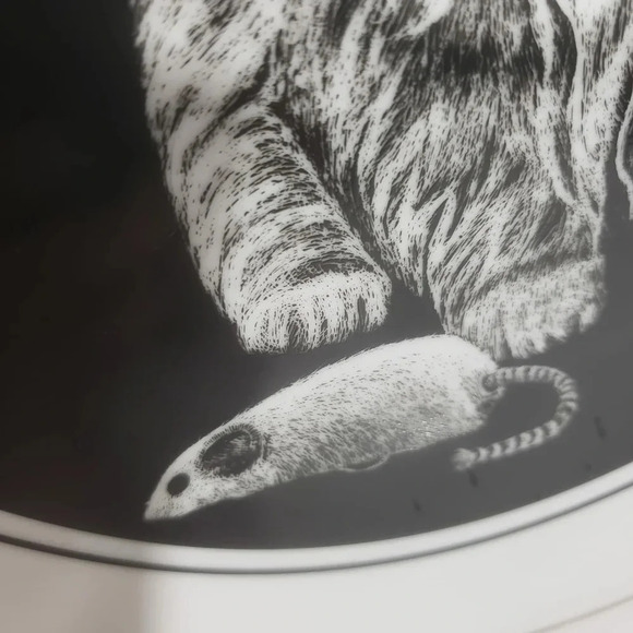 Vtg Set of 2 Royal Cornwall Kittens Black/White Collectors Plates. - Picture 6 of 13